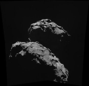 La photo de la comète "Chury"  crédit:(DR / ESA)